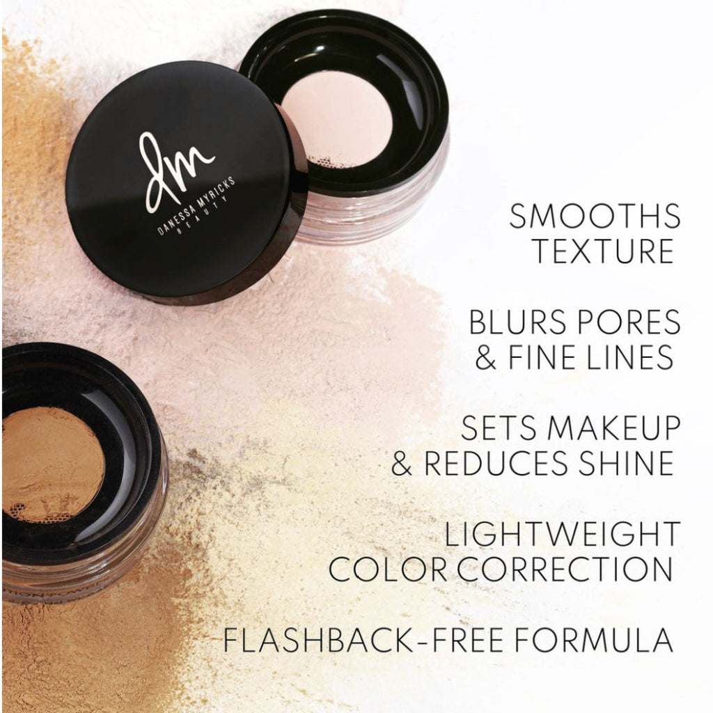 Danessa Myricks Beauty Evolution Setting & Blurring Loose Powder _ Pink (Translucent Brightening Pink)