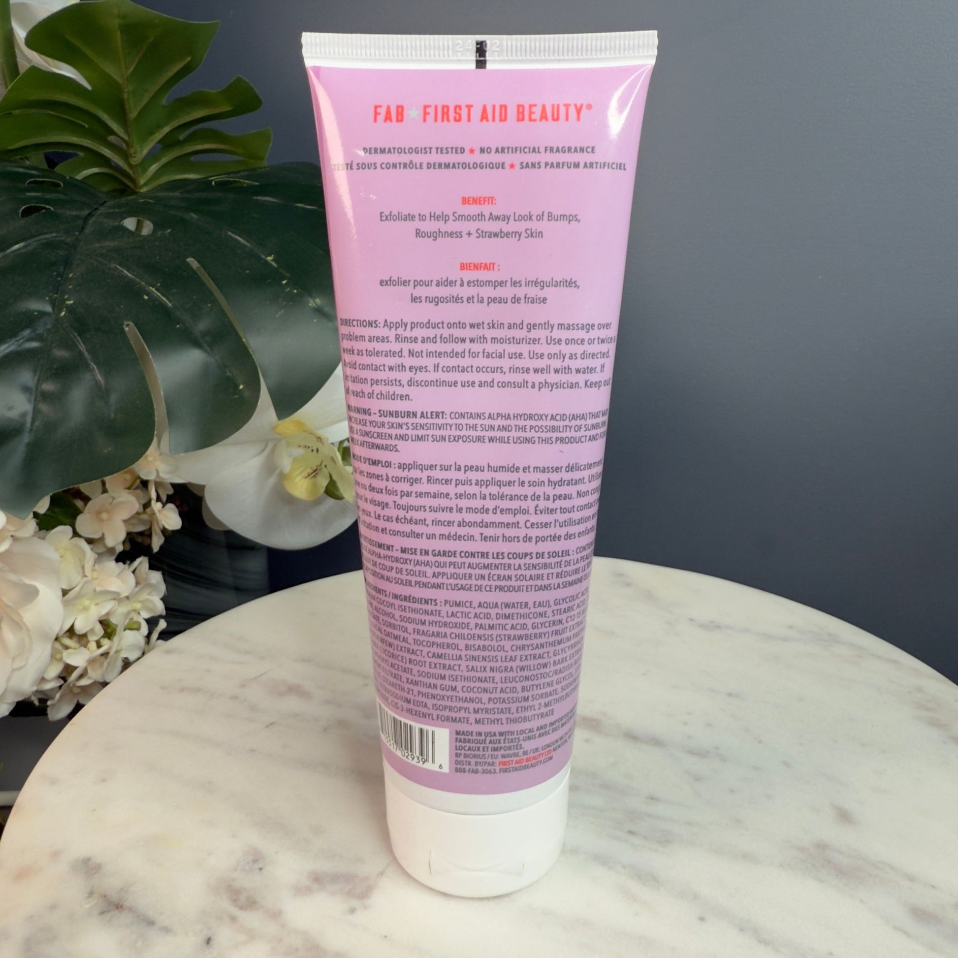 First Aid Beauty KP Bump Eraser Body Scrub with 10% AHA