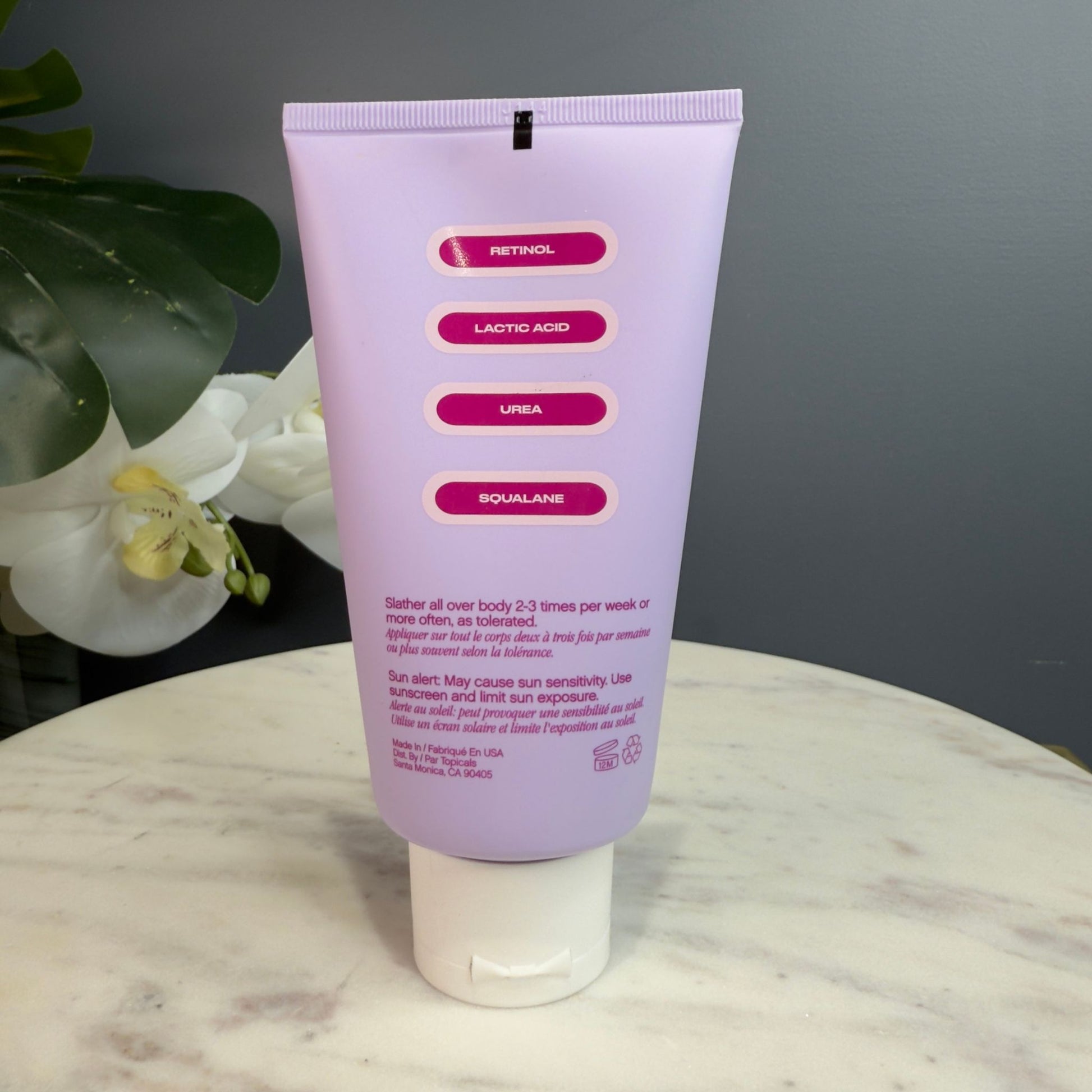 Sérum exfoliant pour le corps Topicals Slather au rétinol et aux AHA