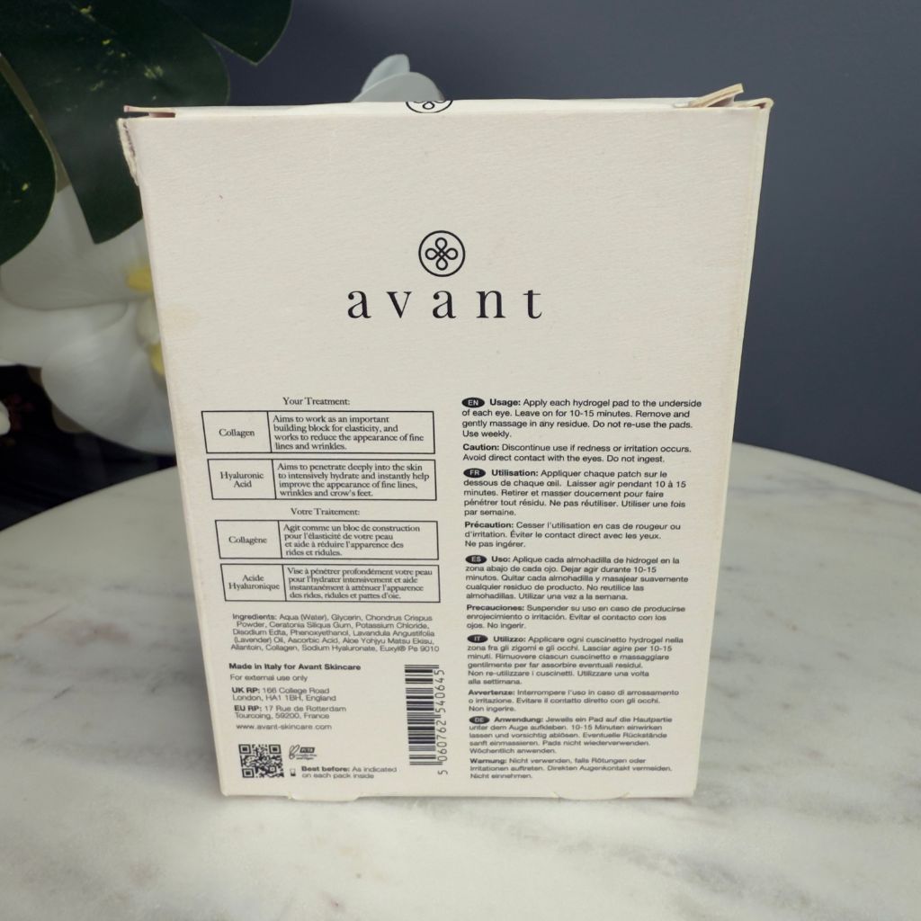 Avant Hydra-Bright Collagen Eye Restoring Pads 5 pcs