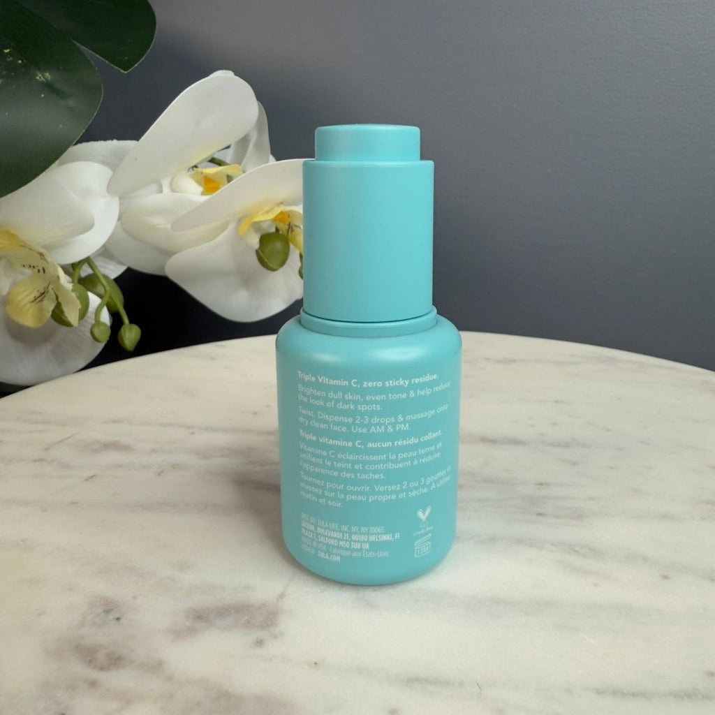 Gouttes éclaircissantes TULA Skincare Sérum triple vitamine C