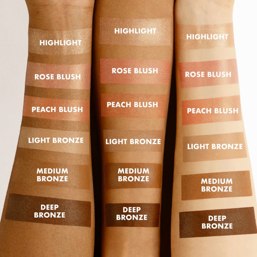 ICONIC London Multi-Use Cream Blush, Bronze and Highlight Palette