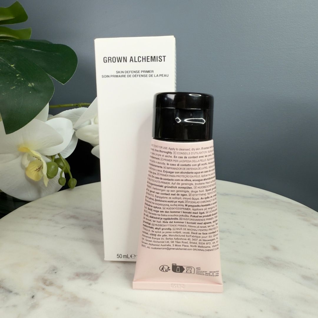 Grown Alchemist Anti-Pollution Primer: Prebiotic-Peptide, Anti-Pollution Shield Complex, Ganoderma Extract