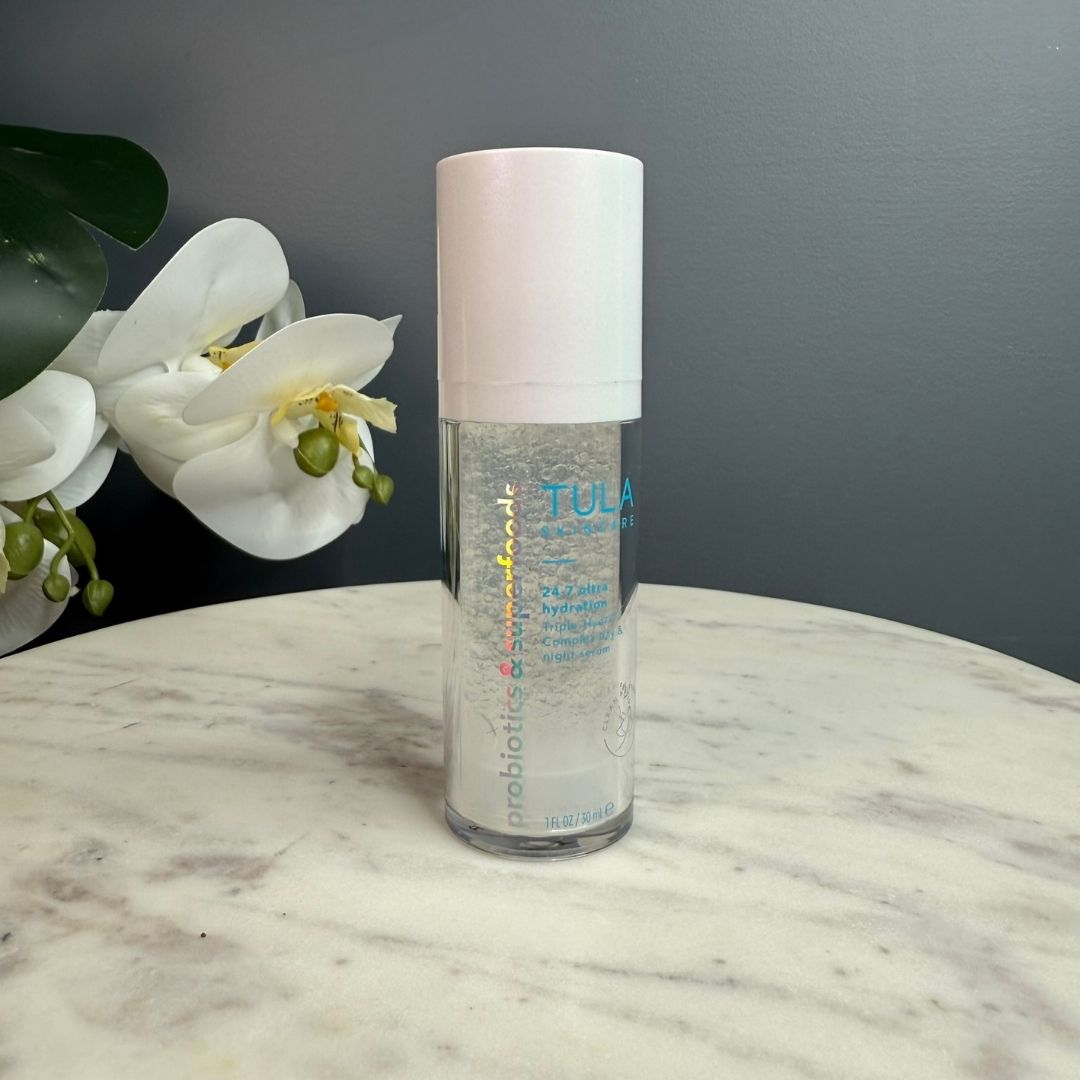 TULA Skincare 24-7 Ultra Hydration Triple-Hydra? Complex Day & Night Serum with Hyaluronic Acid, Squalane & Collagen